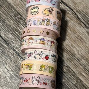 Cute Animal-Themed Washi Tape Set